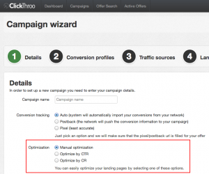 Clickthroo • Campaign wizard2
