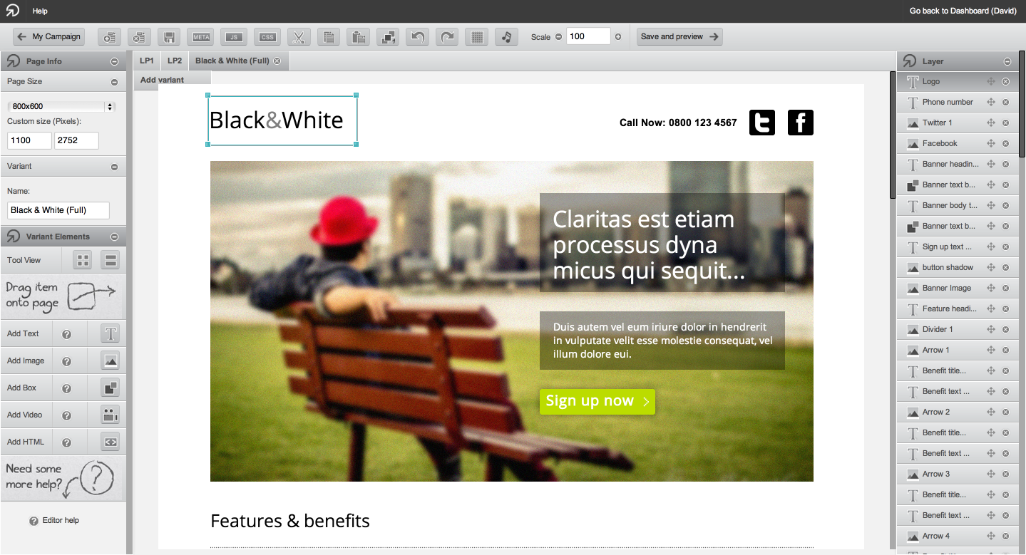 Clickthroo • Editor